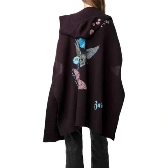 Zadig & Voltaire Inna Cashmere Embellished Cardigan - Picture 1 of 16